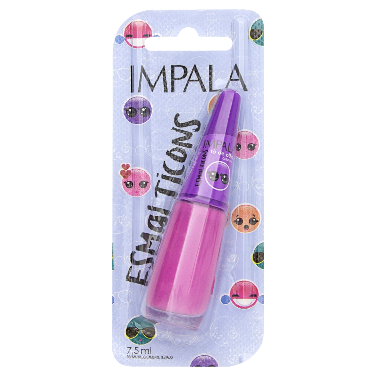 Esmalte Cremoso Tô De Olho Impala Esmalticons Blister 7,5ml
