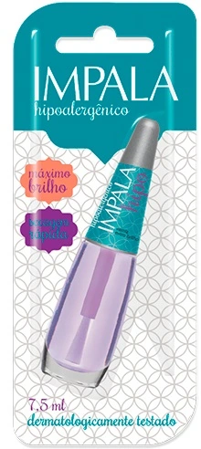 Esmalte Impala Hipoalergenico Verniz Extra Brilho 7,5 Ml