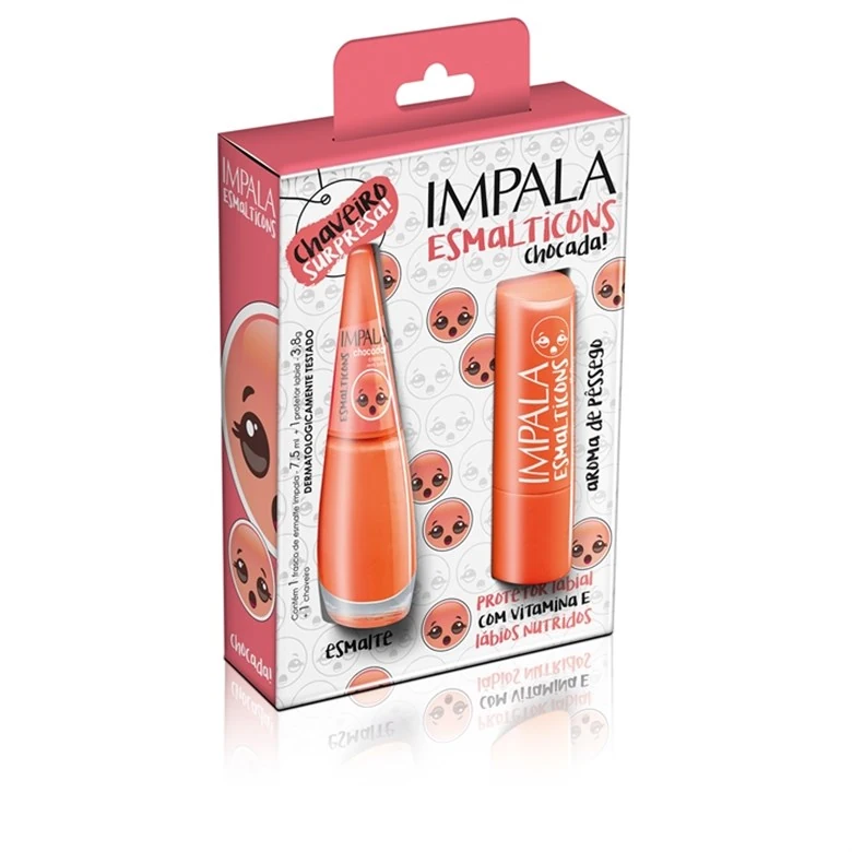 Esmalte Coleção Esm Impala Esmalticons Chocada Protetor Labial Unit