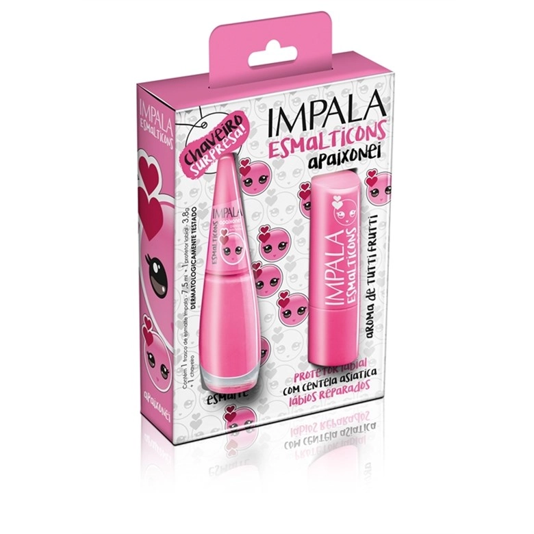 Esmalte Coleção Esm Impala Esmalticons Apaixonei Protetor Labial Unit