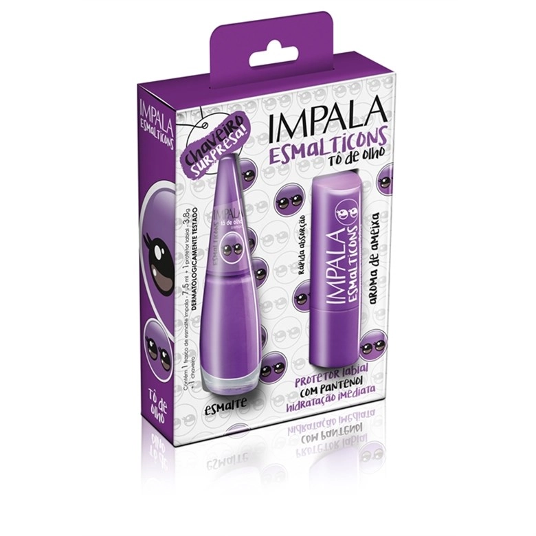 Esmalte Coleção Esm Impala Esmalticons To De Olho Protetor Labial Unit