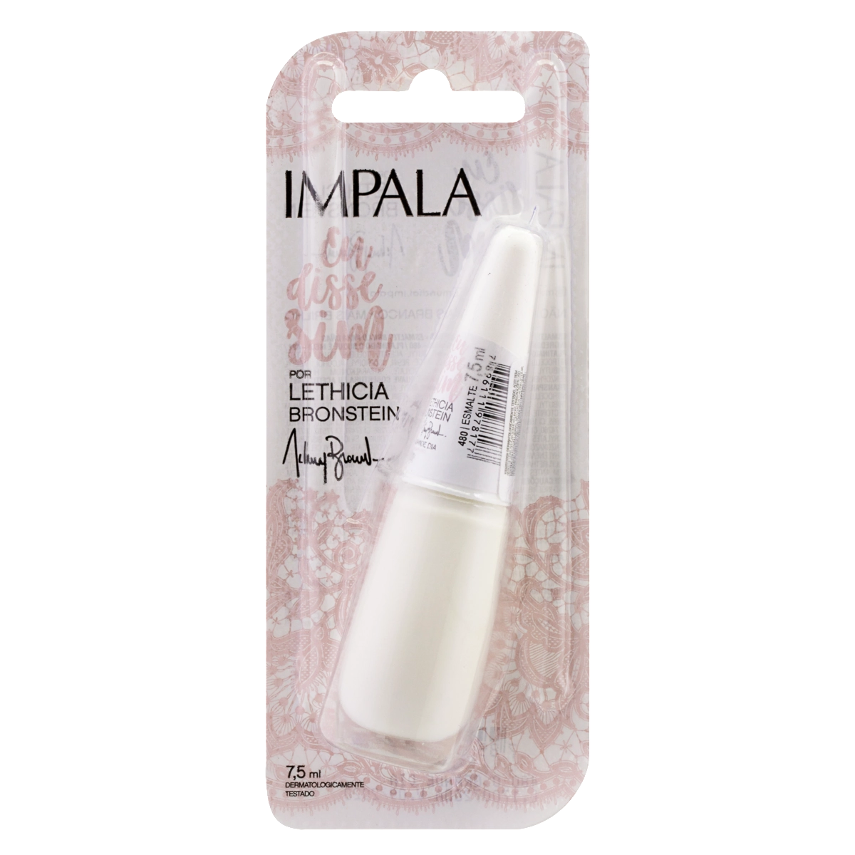 Esmalte Cremoso O Grande Dia Impala Eu Disse Sim Blister 7,5ml