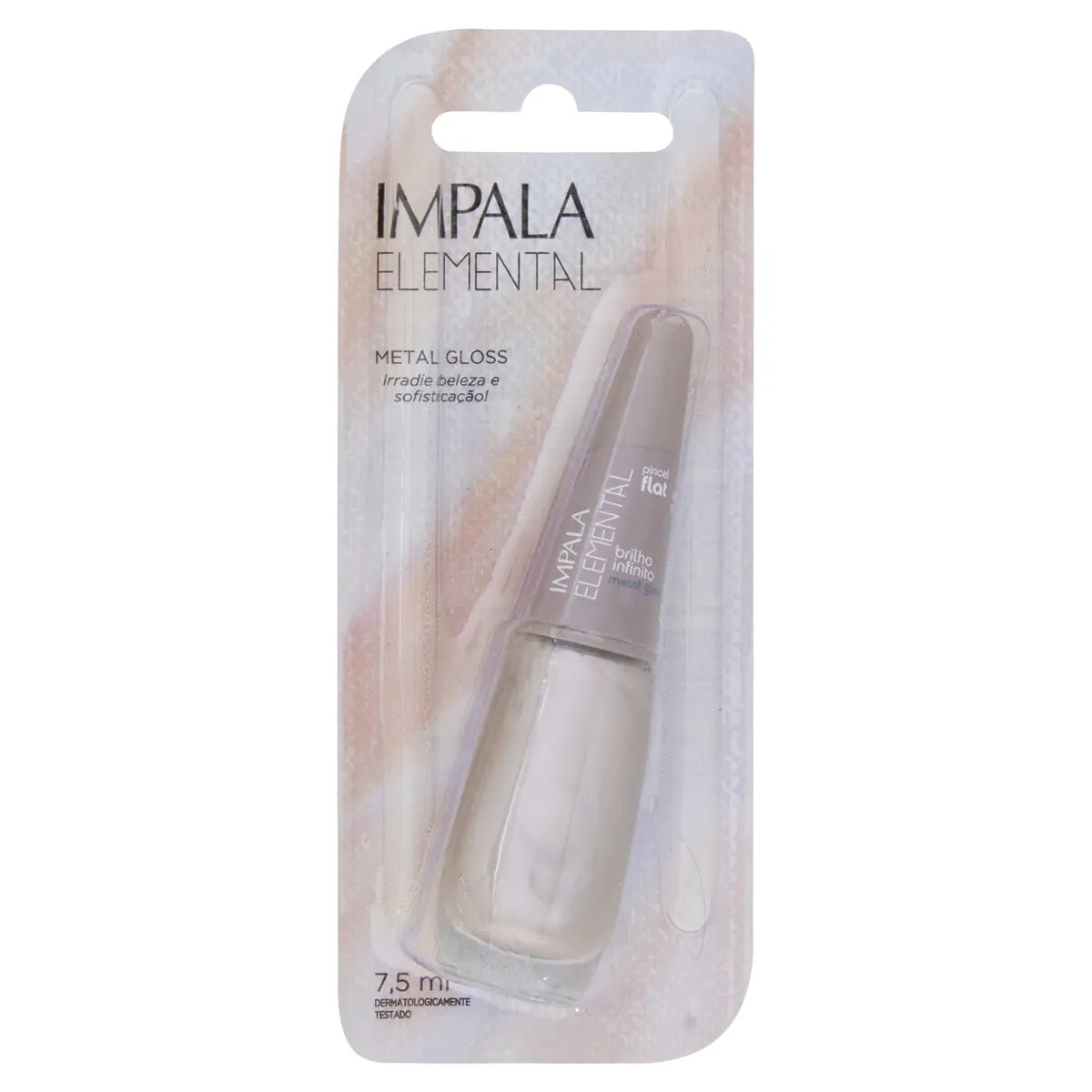 Esmalte Metal Gloss Brilho Infinito Impala Elemental Blister 7,5ml