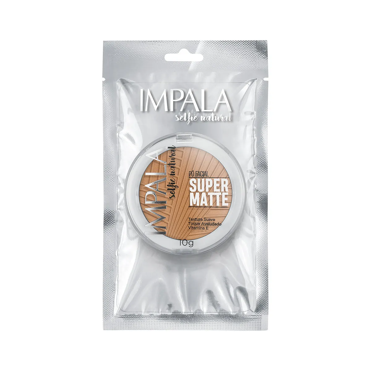 Pó Compacto Super Matte Facial 03 Impala Selfie Natural 10g
