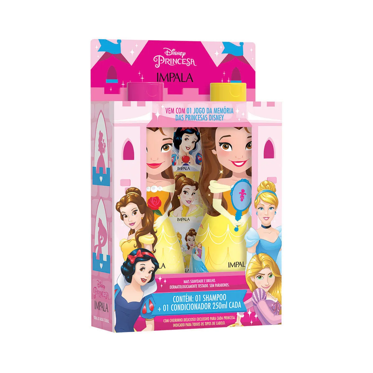 Impala Kit Inf Princesas Sh Cond 250ml Bela