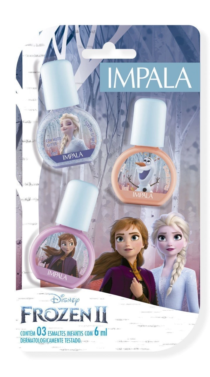 Kit Esmalte Impala Inf Enf Med/abs/nunca