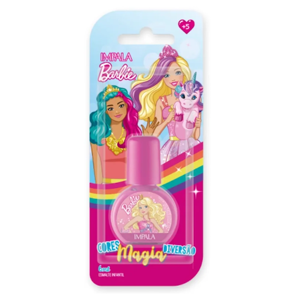 Esmimpala Barbie Reino Cor De Rosa 6ml