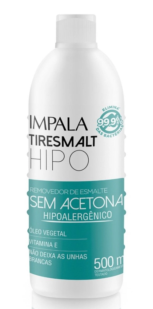 Impala Removedor Esm Sem Acetona Tiresmalt Hipo 500ml