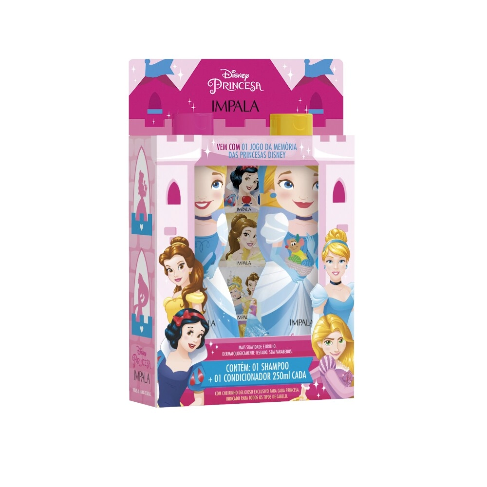 Impala Kit Inf Princesas Sh Cond 250ml Cinderela