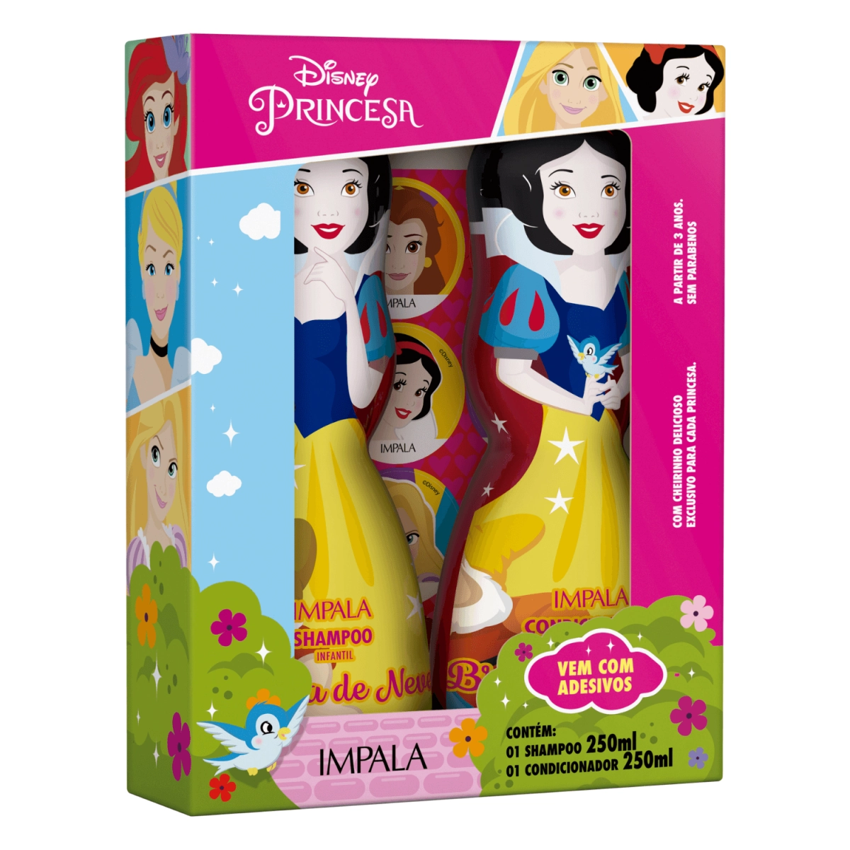Shampoo e Condicionador Branca de Neve 250ml cada