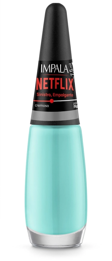 Esmalte Cremoso Impala Netflix Brand Sinistro, Empolgante Comercial 7,5ml