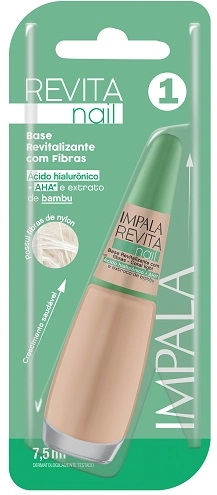 Esm Impala Bl Revita Nail 7,5ml Base Revital C/ Fibras Coral Light