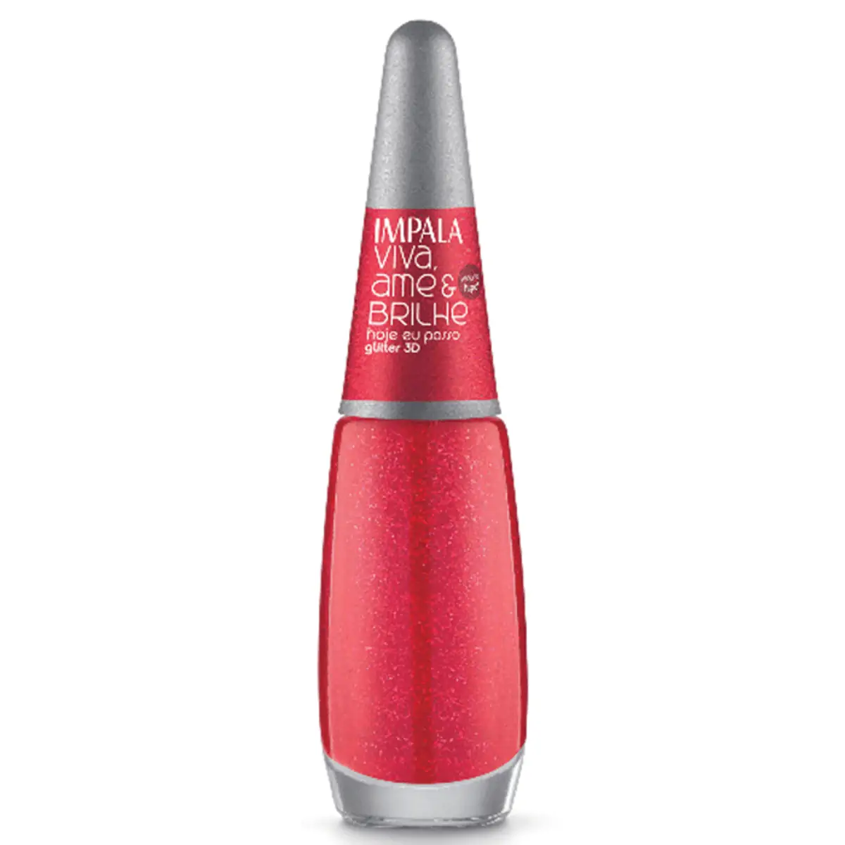 Esm Impala Viva Ame Brilhe Glitter 3d 7,5ml Hoje Eu Posso