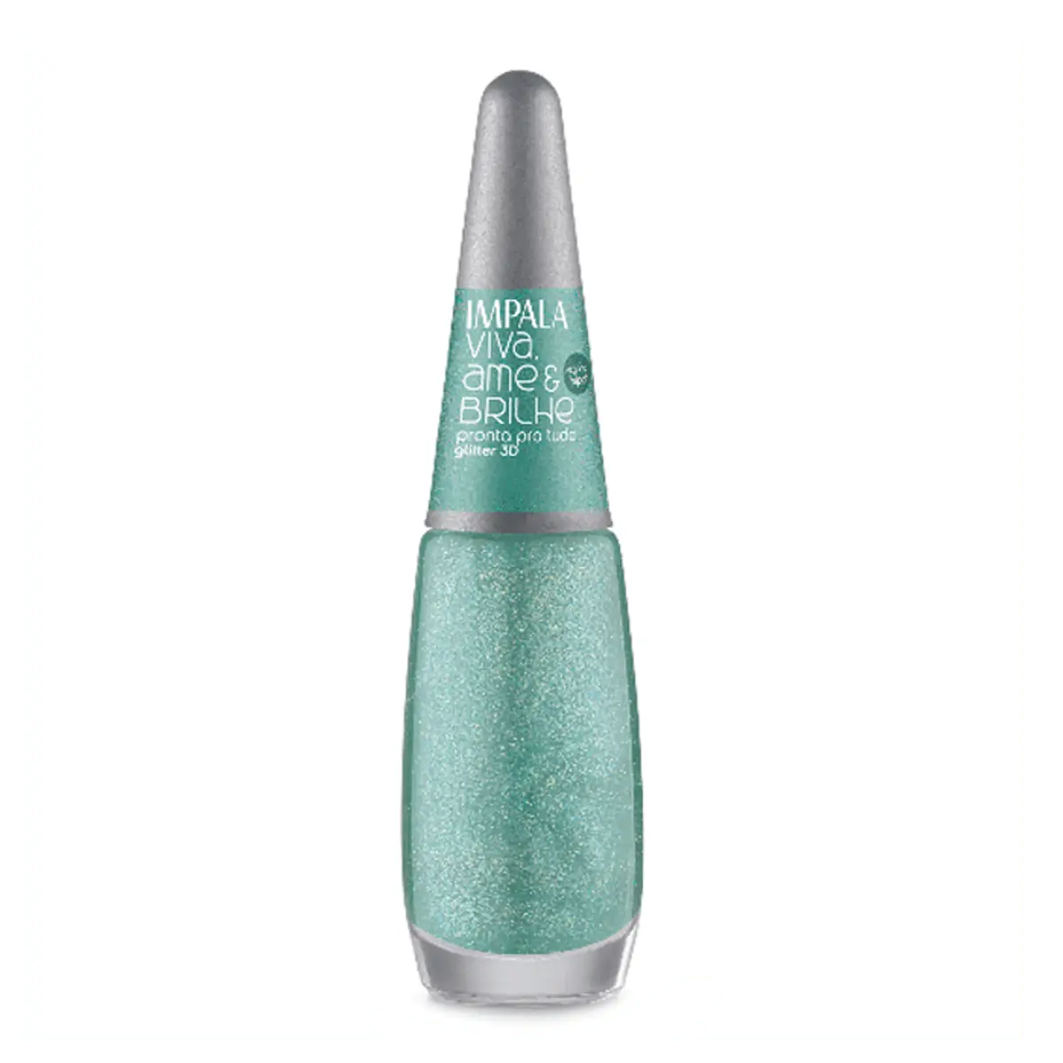 Esm Impala Viva Ame Brilhe Glitter 3d 7,5ml Pronta Pra Tudo