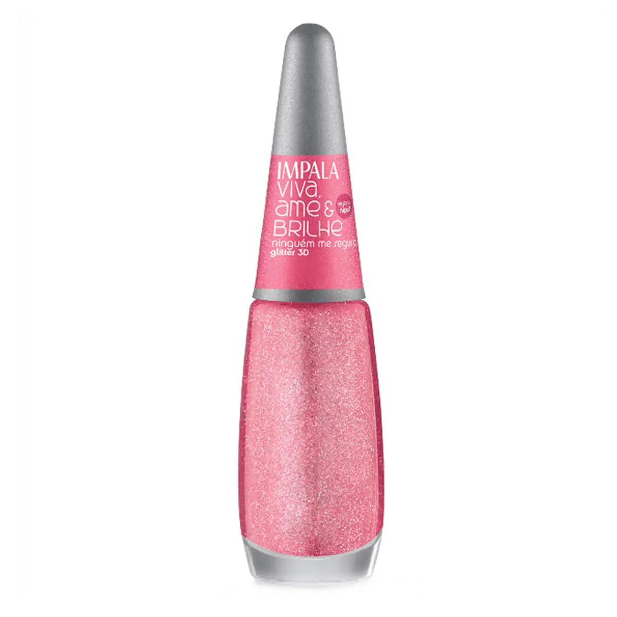 Esm Impala Viva Ame Brilhe Glitter 3d 7,5ml Ninguem Me Segura
