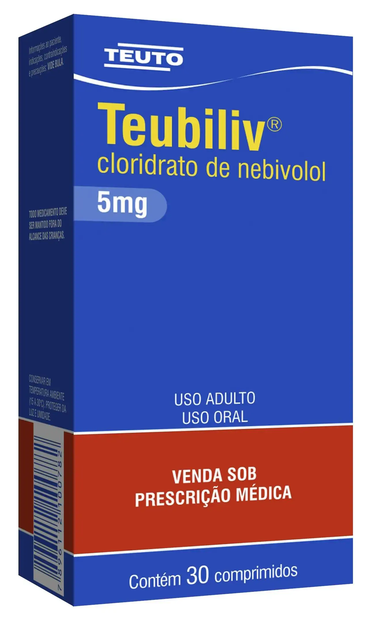 Teubeliv 5mg C/30 Comp