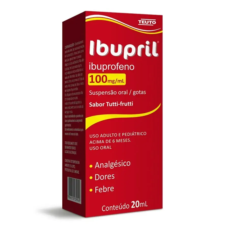 Ibupril 100mg/ml Susp Oral Gts 20ml