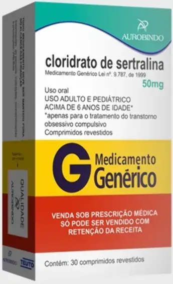 Sertralina 50 Mg C/30 Comp Aurobindo