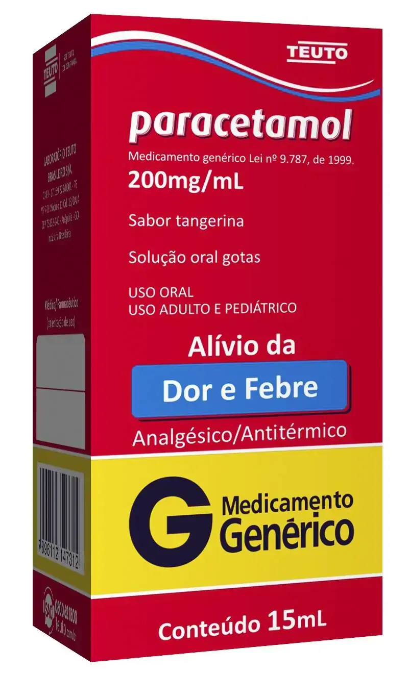 Paracetamol 200mg/ml Sol Or Fr Got 15ml