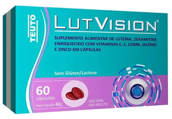 Lutvision Teuto Com 60 Cápsulas