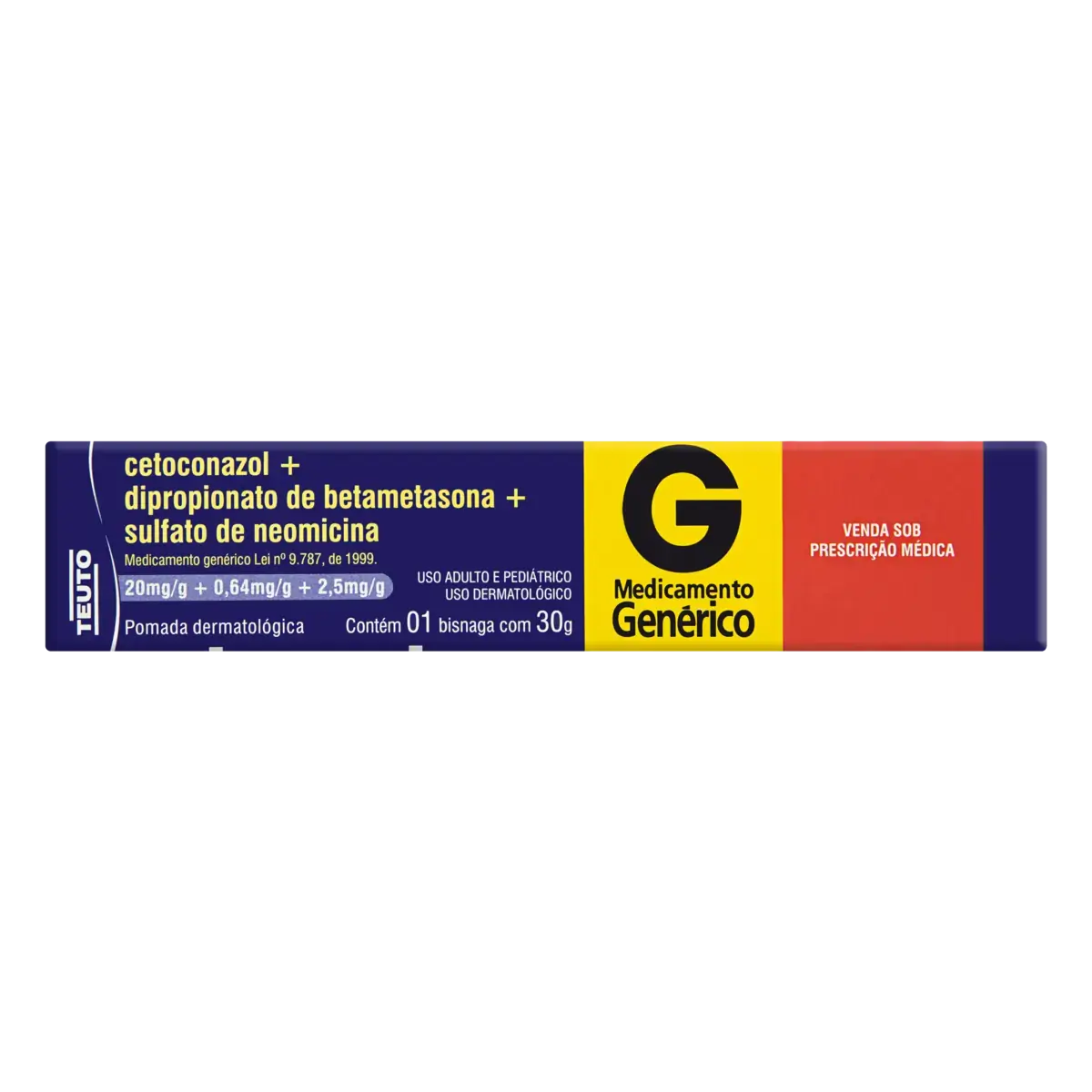 Cetoconazol Dipropionato De Betametasona Sulfato De Neomicina Teuto Caixa 30g
