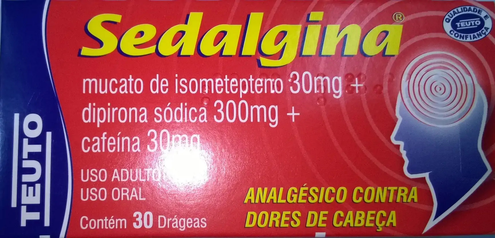 Sedalgina 30 300 30mg Caixa 30 Drg