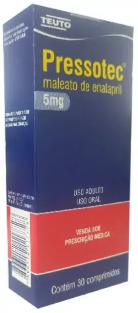 Pressotec 5mg Cx 30 Comp