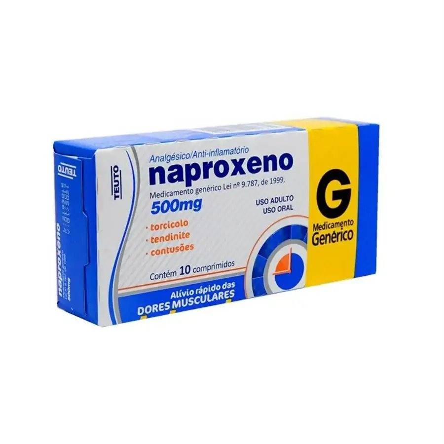 Naproxeno 500mg Cx 10 Comp