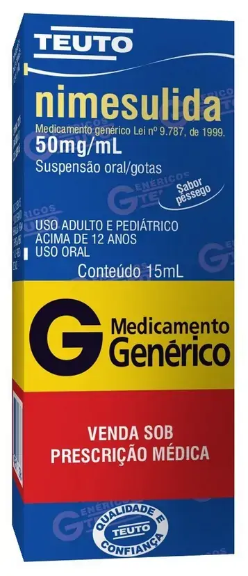 Nimesulida 50 Mg/ml Gotas Teuto Genérico