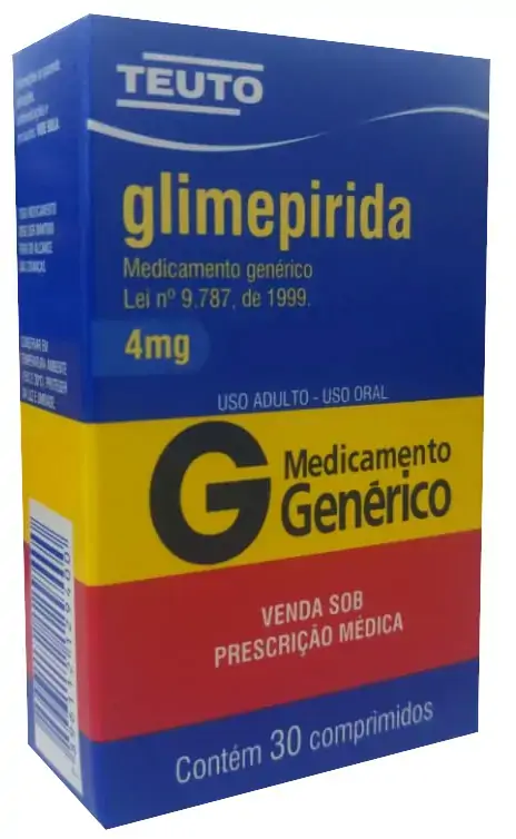 Glimepirida 4mg Cx 30 Comp