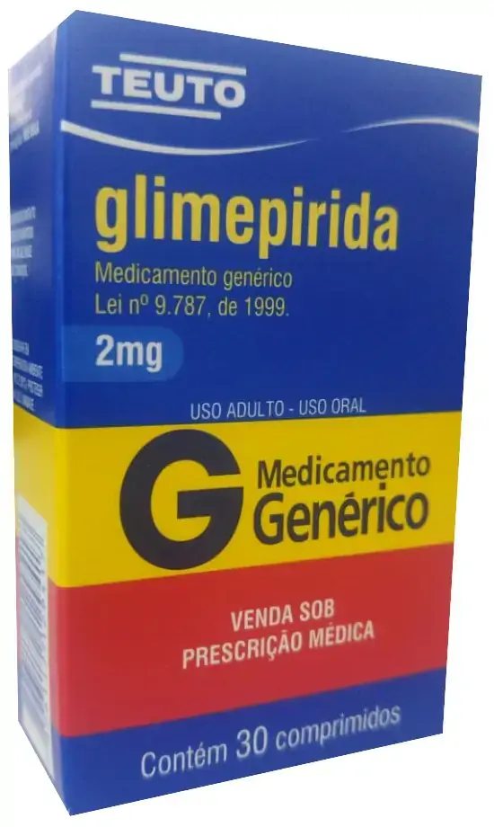 Glimepirida 2mg Cx 30 Comp