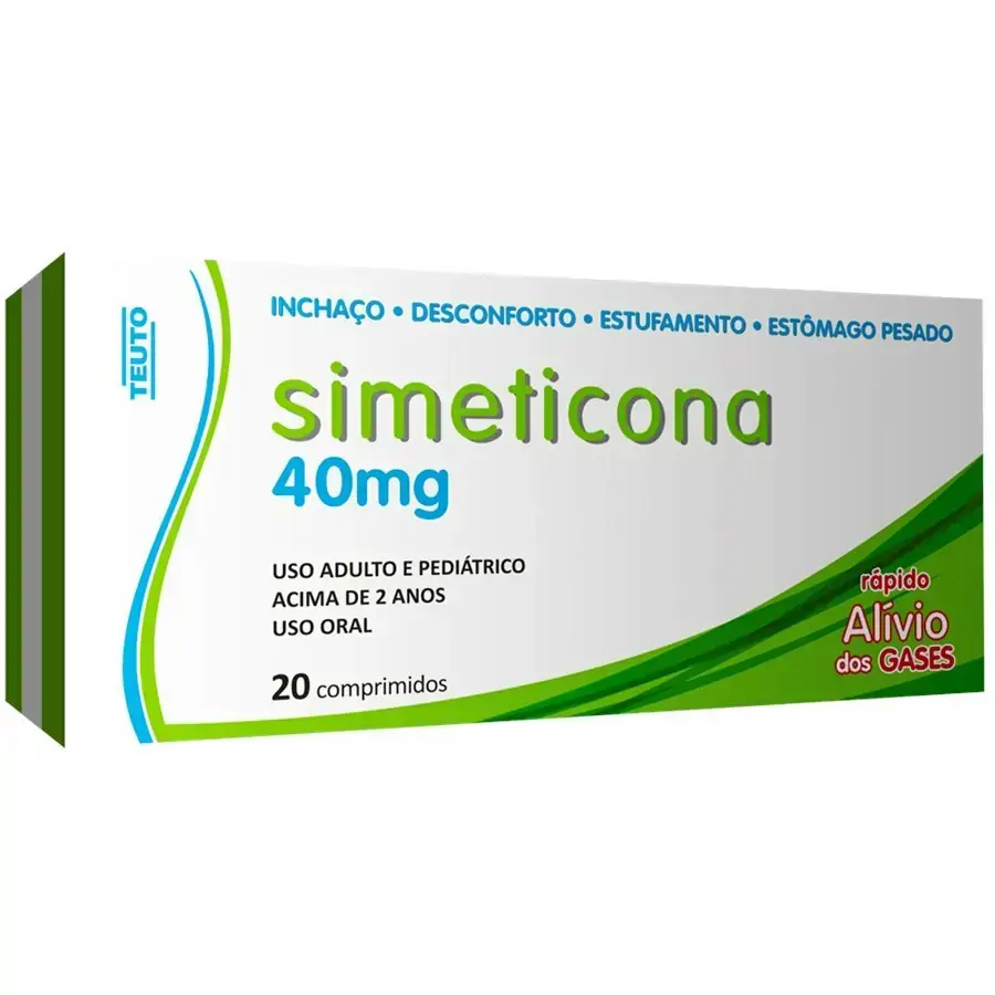 Simeticona 40 Mg 20 Comprimidos Teuto Genérico