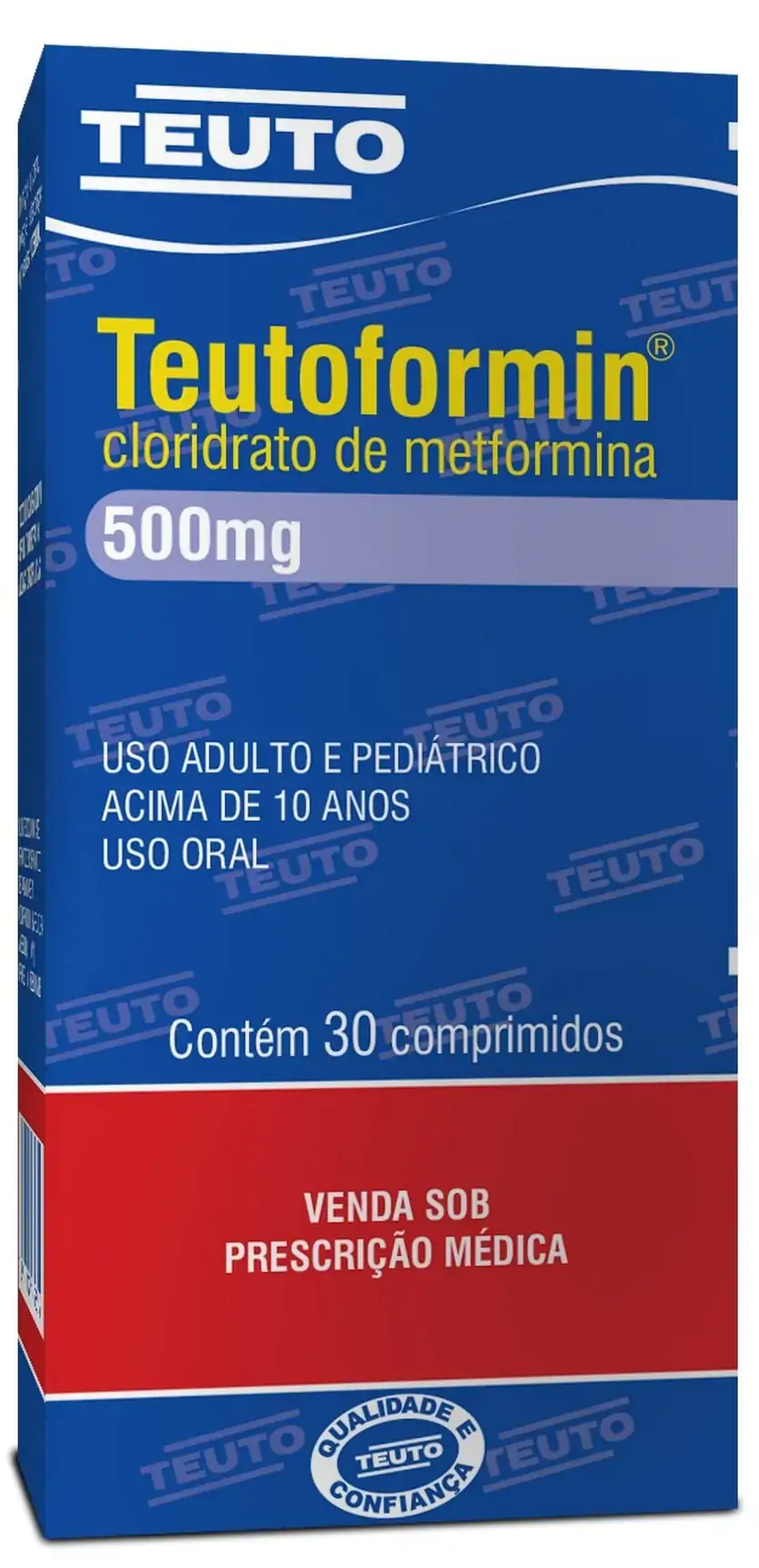 Teutoformin 500 Mg 30 Comprimidos Teuto Similar