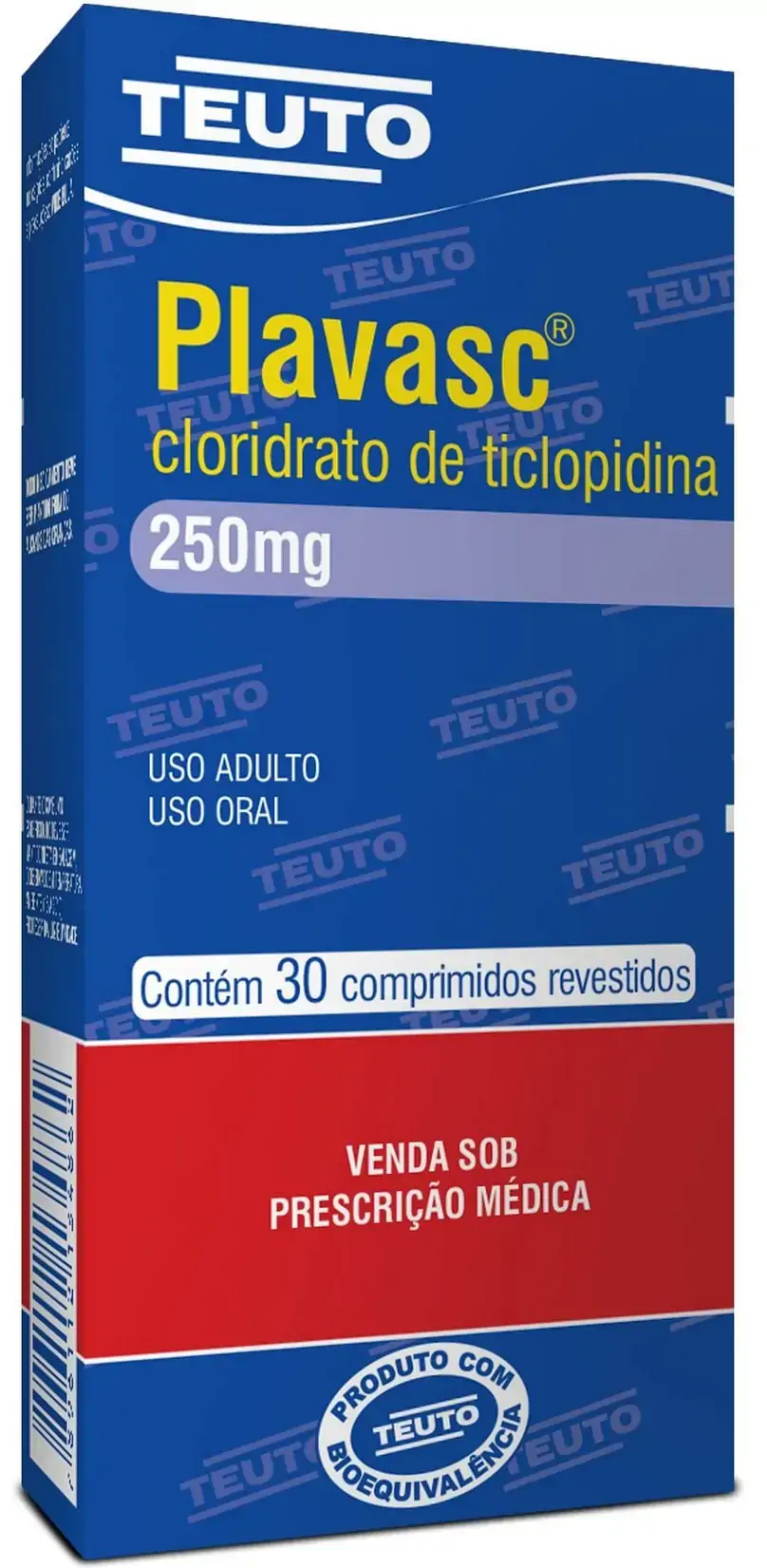 Plavasc 250 Mg 30 Comprimidos Teuto Similar