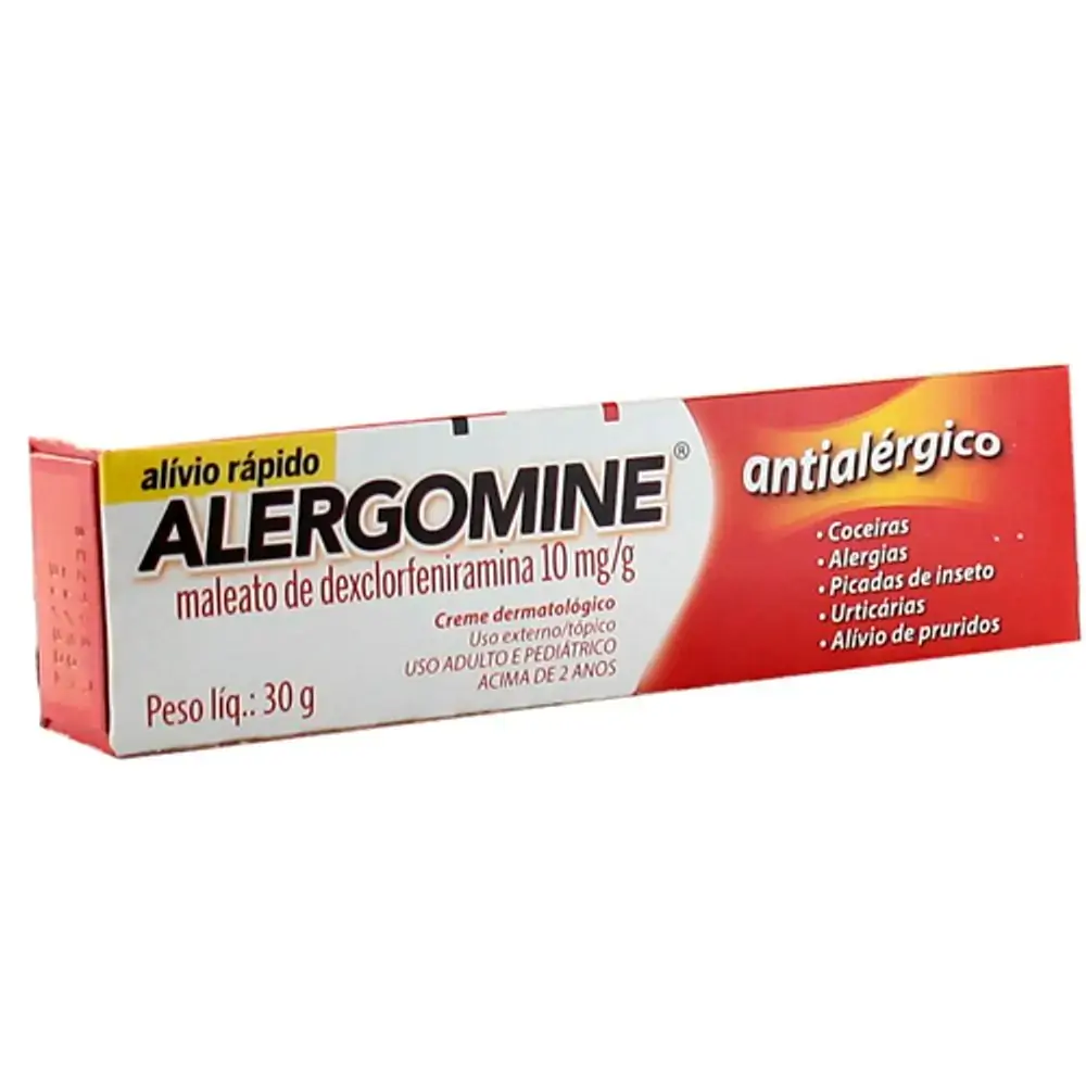 Maleato De Dexclorfeniramina 10 Mg/g Creme Dermatológico Teuto Genérico
