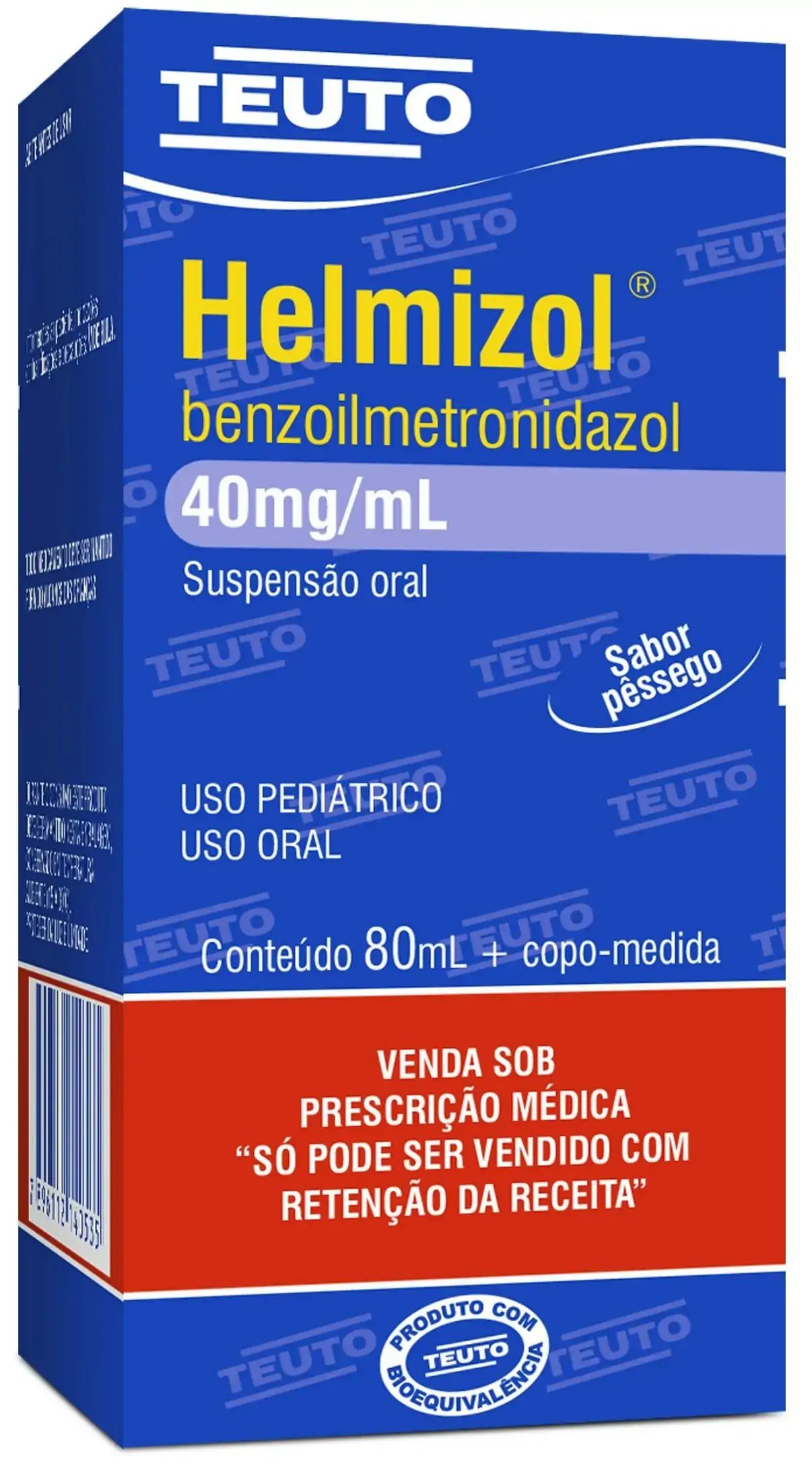 Helmizol 40 Mg/ml Suspensão Oral Teuto Similar