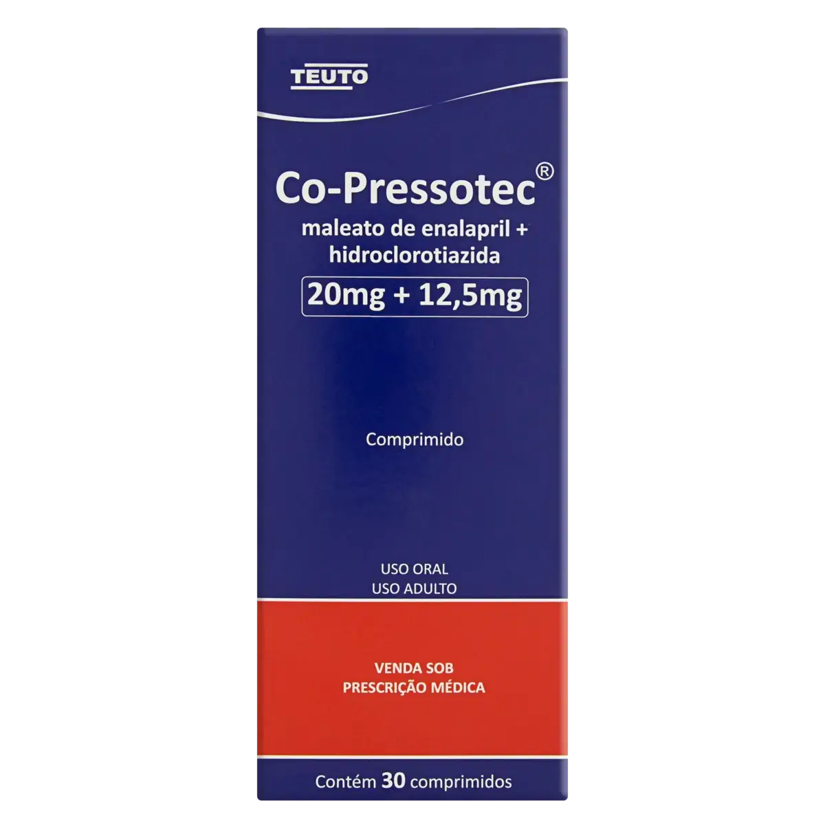 Co Pressotec Teuto Caixa 30 Comprimidos