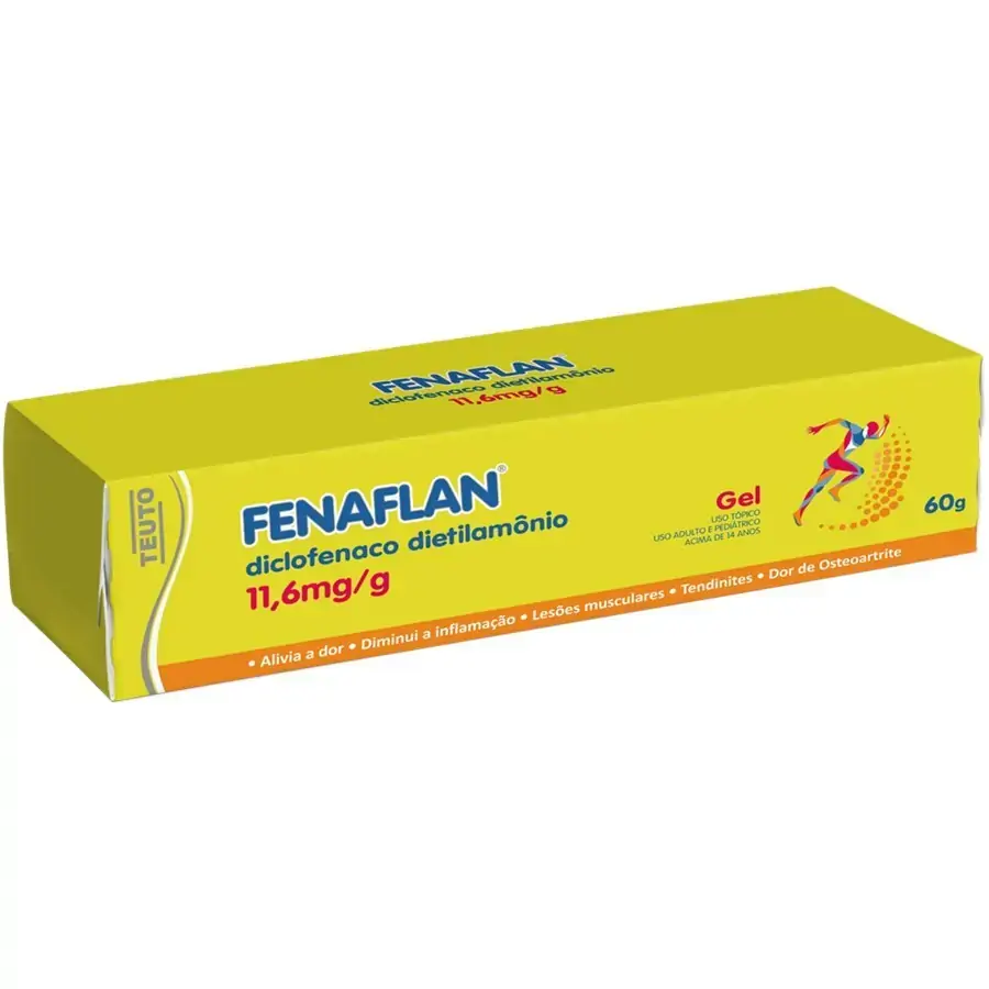 Fenaflan Gel 11,6mg/g Teuto Caixa 60g
