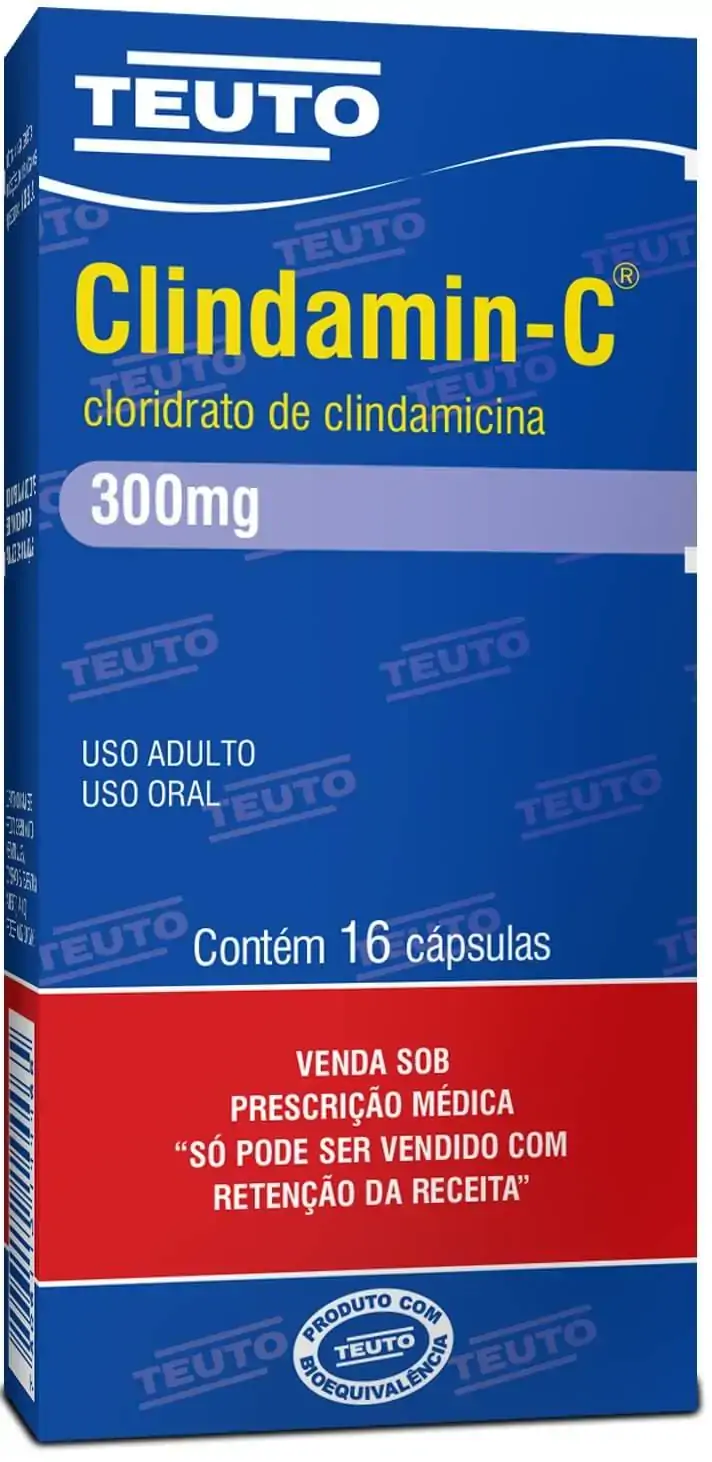 Clindamin C 300mg Caixa 16 Cap