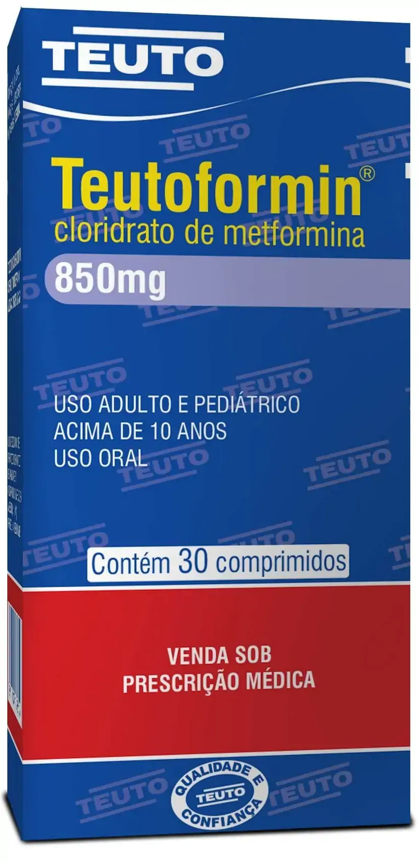 Teutoformin 850 Mg 30 Comprimidos Teuto Similar