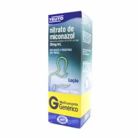 Nitrato De Miconazol 20 Mg/ml Loção Teuto Genérico