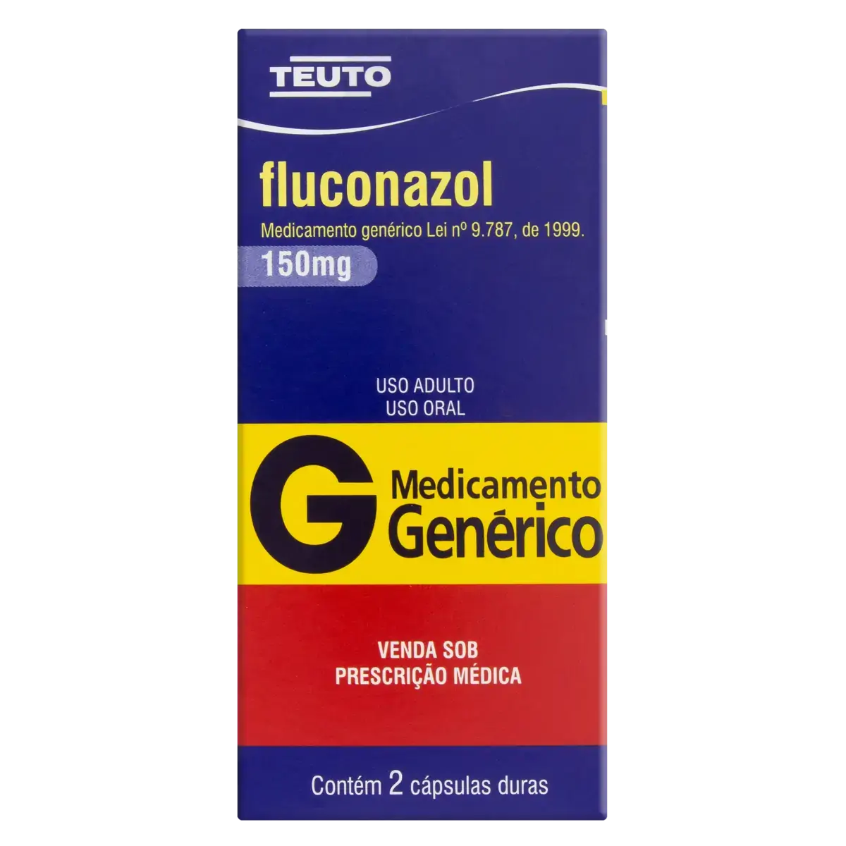 Fluconazol 150mg Teuto Caixa 2 Cápsulas