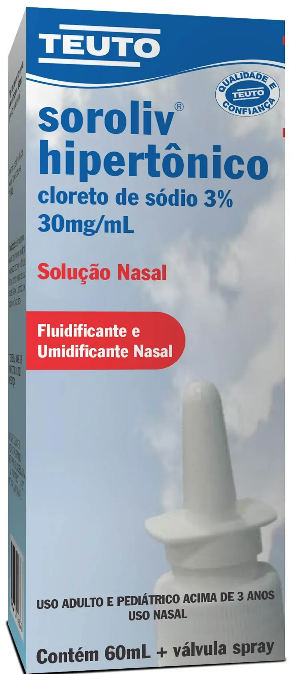 Soroliv Hipertonico 30 Mg/ml Solução Nasal Teuto Similar