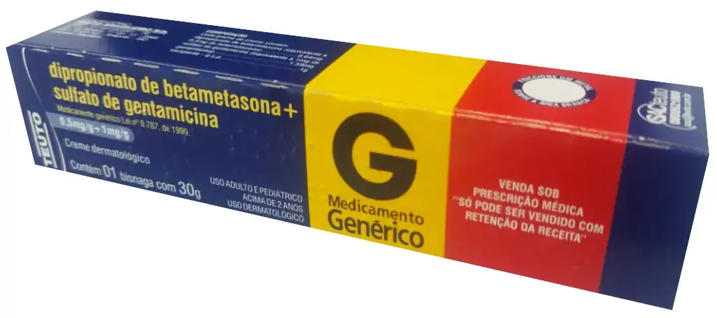 Dipropionato De Betametasona Sulf Gentamicina 0,5 1mg/g Crem