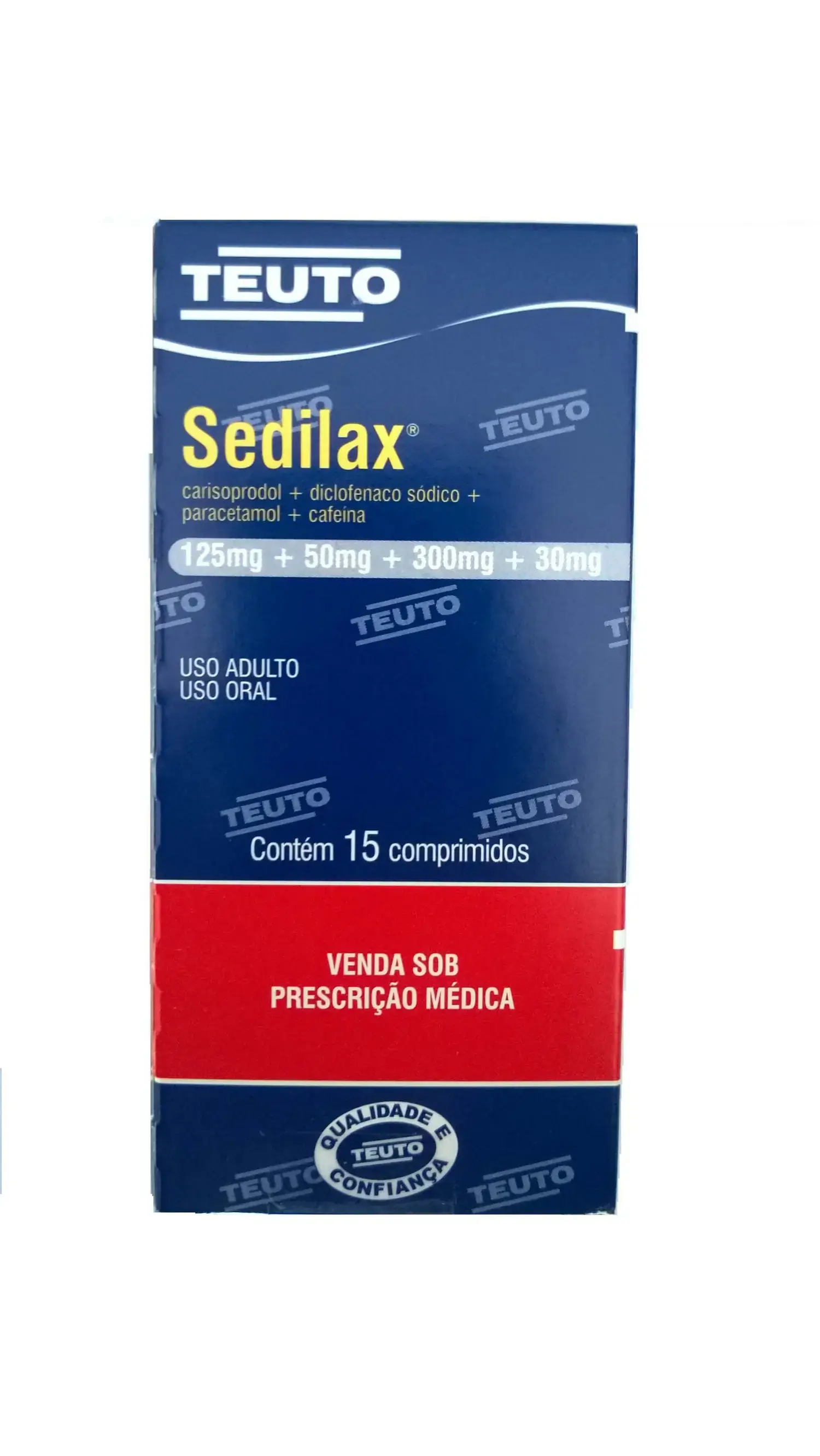 Sedilax 30 Mg 125 Mg 50 Mg 300 Mg 15 Comprimidos Teuto Similar