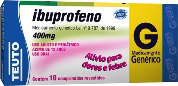 Ibuprofeno 400 Mg 10 Comprimidos Teuto Genérico