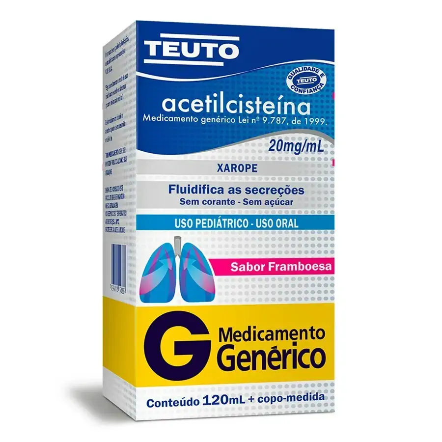 Acetilcisteina 20mg/ml Xpe Fr Cm