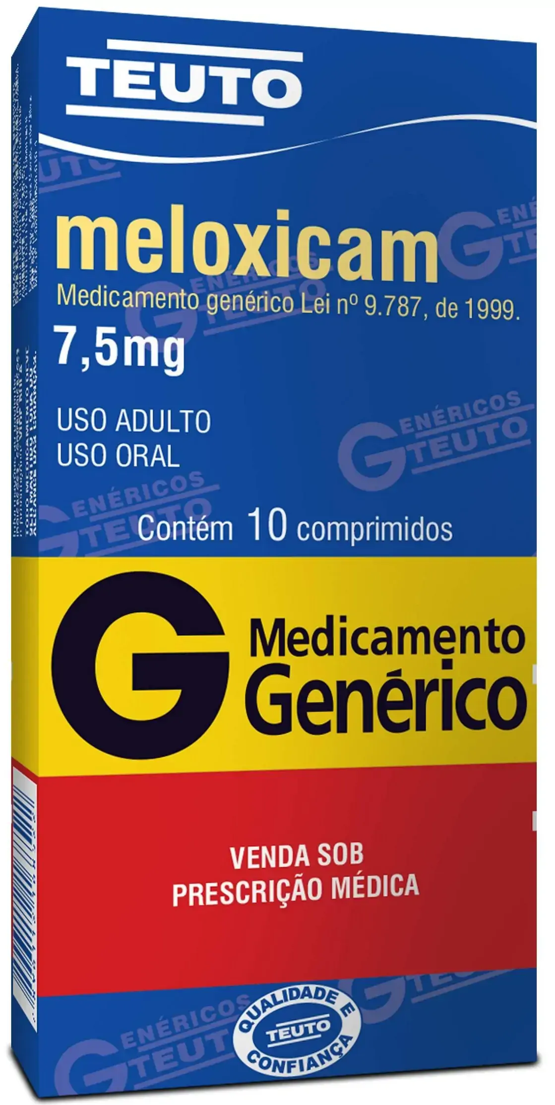 Meloxicam 250/120 7,5mg X 10 Comp