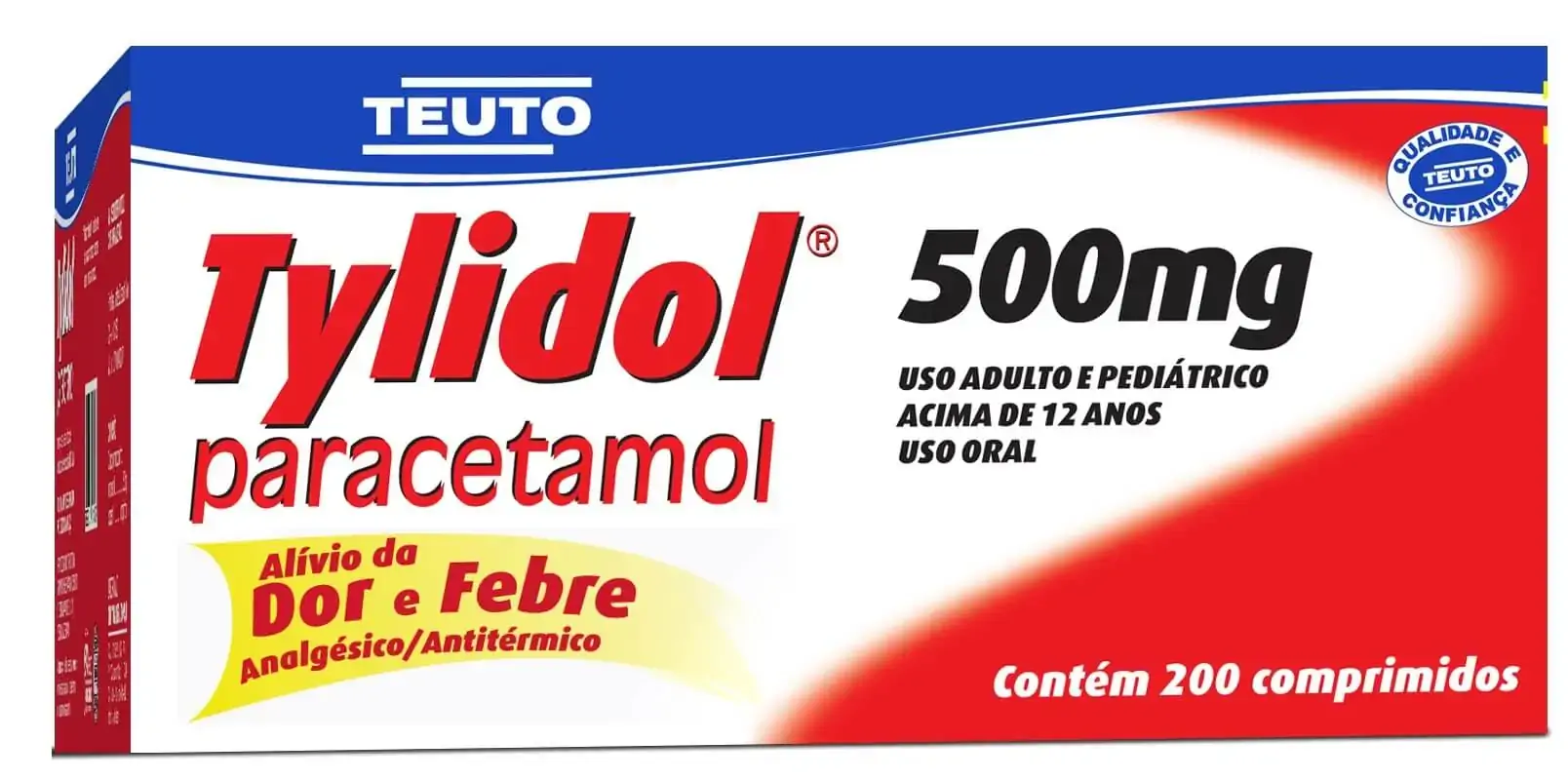 Tylidol 500mg Caixa 40bl X 5 Comp E.m