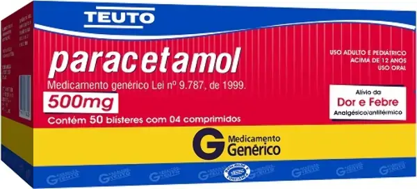 Paracetamol 500mg Caixa 200 Comp E.m